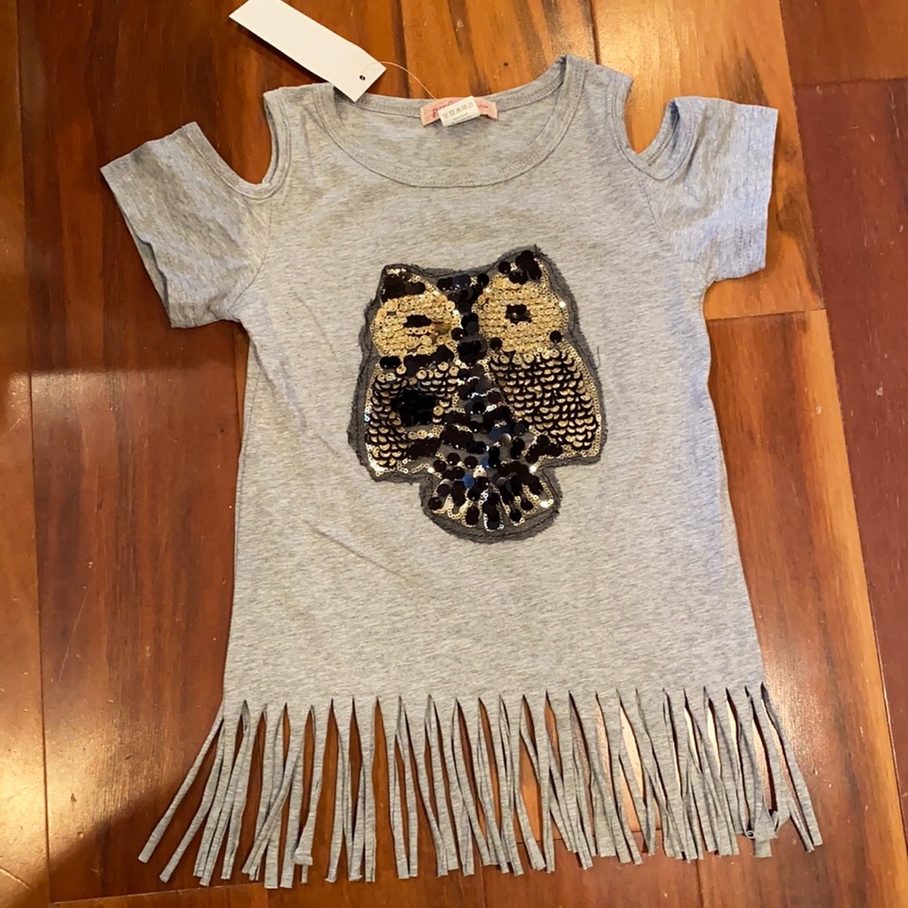 Paulinie Collection new with tags owl tee 6/6x